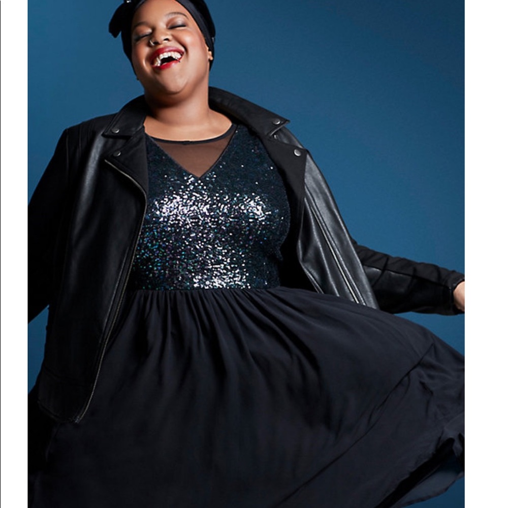 Torrid holiday midi dress